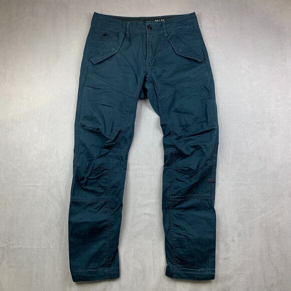 G Star Raw Mens Pants 29 Navy Blue Rovic DC 3D Tapered Military Streetwear 29x29 - Picture 1 of 12